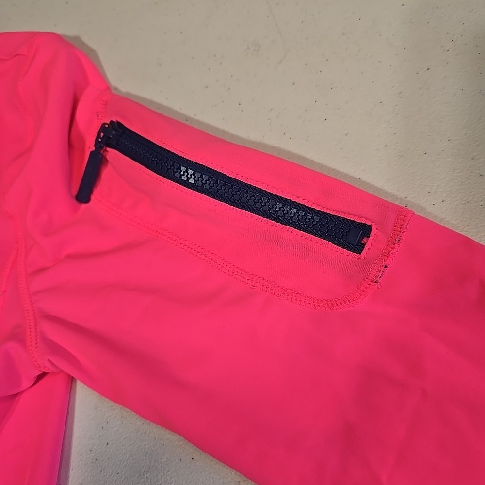 Lilly‎ Pulitzer Luxletic Kona Sunguard 1/4 Zip Pullover UPF 50+ Womens XS Pink - Picture 7 of 10